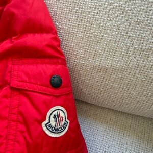 Moncler Vibrant Red Quilted Jacket
